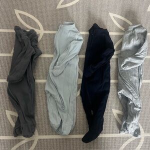 💙Baby fooded pajamas bundle